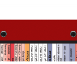 WhiteCoat Clipboard® Trifold - Red Primary Care Edition